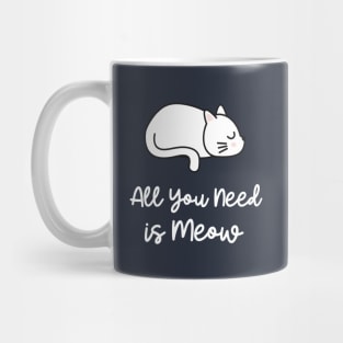 all you need is meow Mug